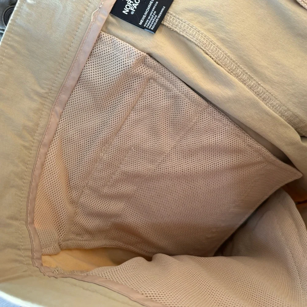 The North Face Men's Tan Flat Front Shorts